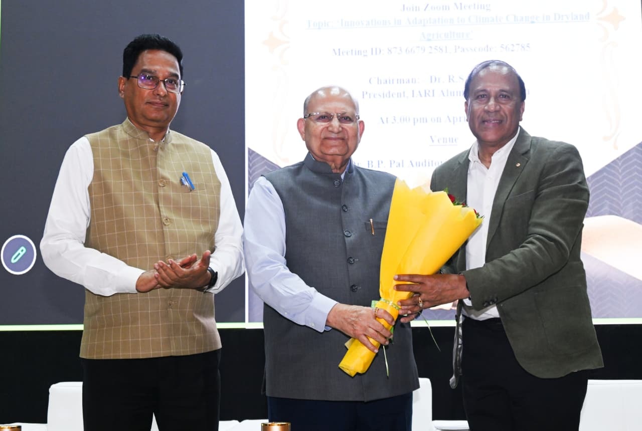 IARI Alumni guest lecture by Prof. Kadambot Siddique, on “Climate Change in Dryland Ecosystems”