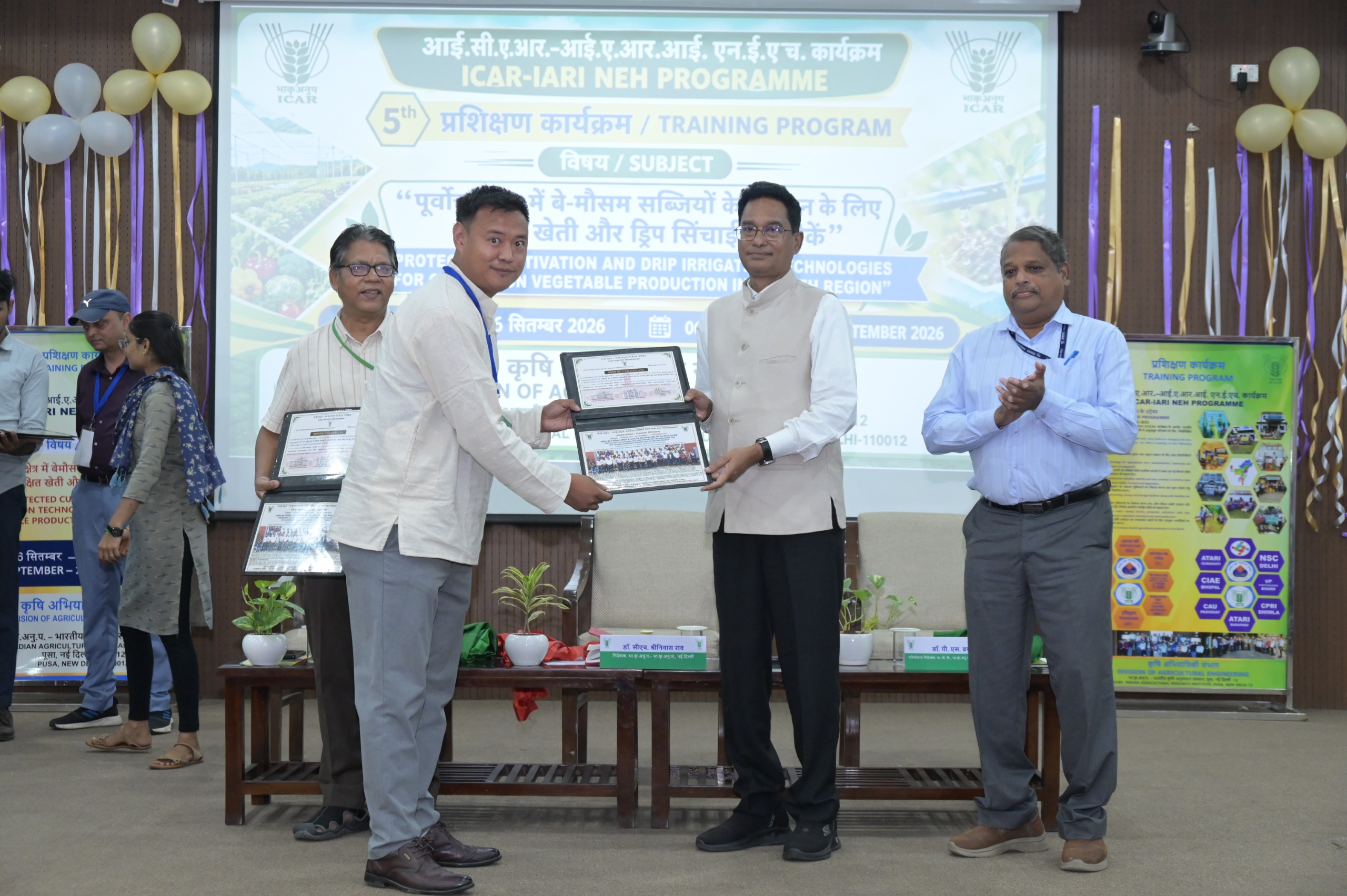 Empowering Arunachal Farmers through Vertical Farming & Micro-Irrigation | ICAR-IARI | 6–15 Sept 2026