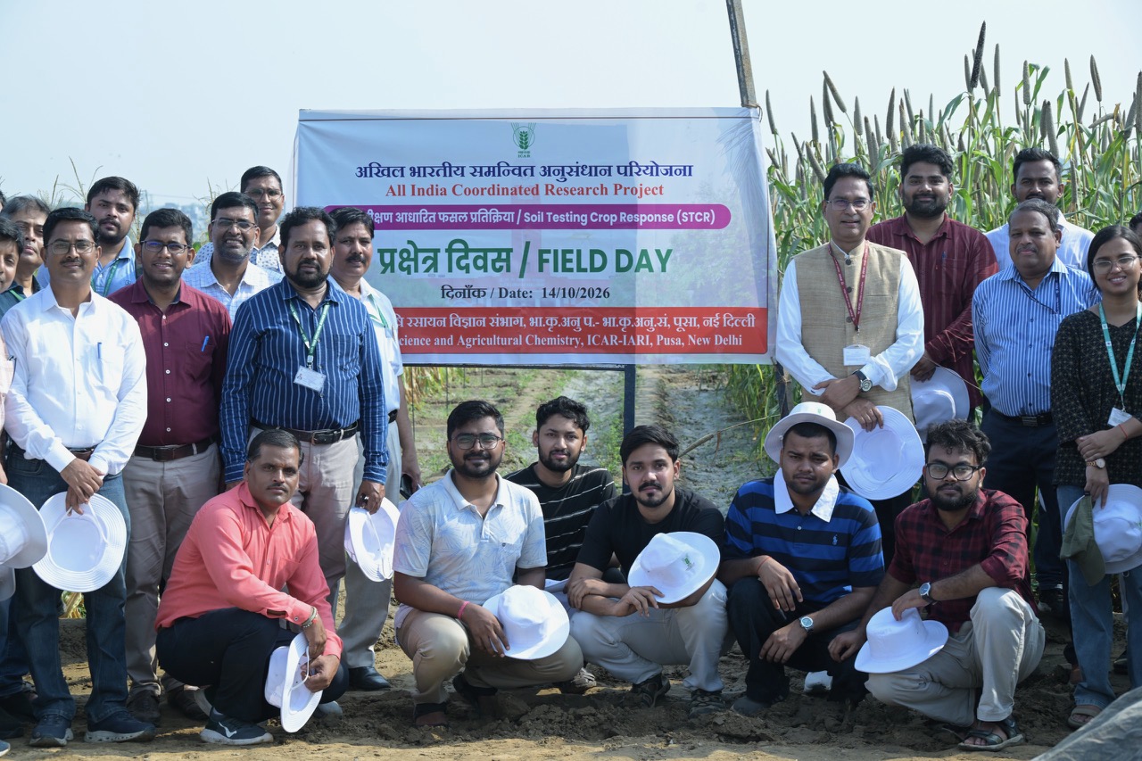 Field Day and Field Experiments Visit organised by the Division of Soil Science, ICAR–IARI, on 14 October 2026.