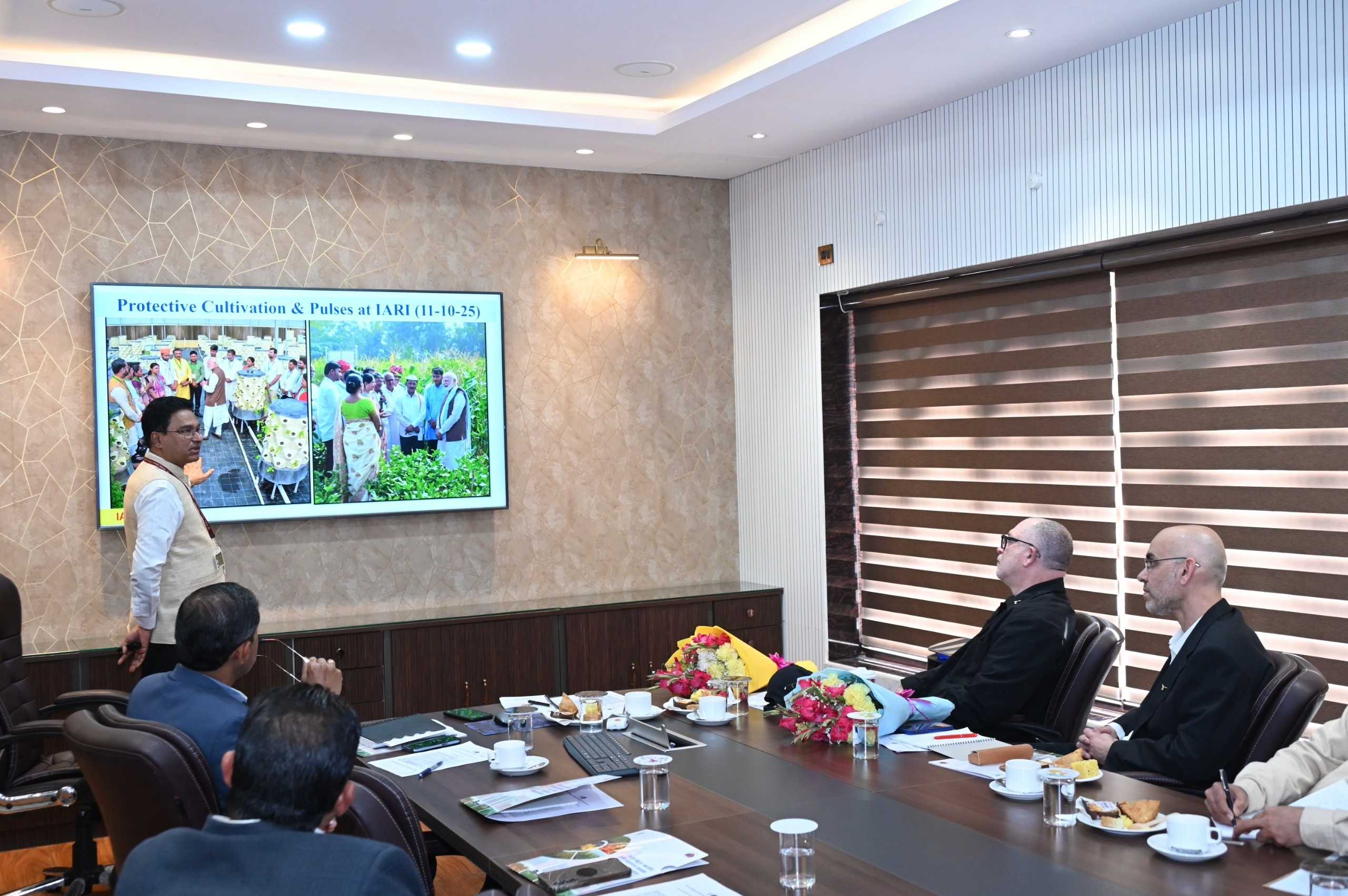 Israel Delegation from Hebrew University of Jerusalem interactions at IARI on 10th Feb 2026