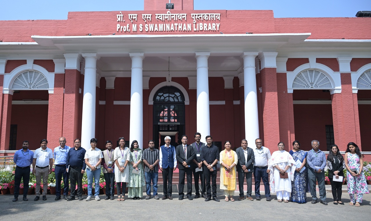 A group of IAS Probationers from LBSNAA MUSSOORIE  Visited IARI New Delhi.